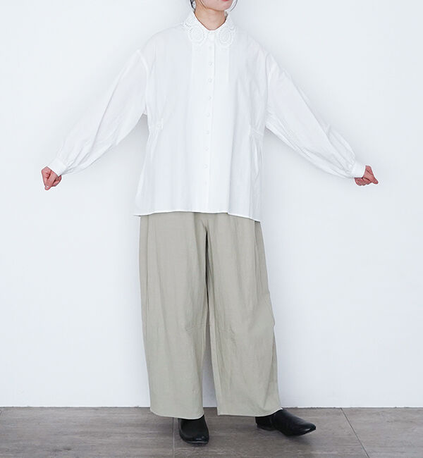 オオカミとフクロウ「オオカミと小鳥の囀る木の下で」|シャツ・ブラウス|