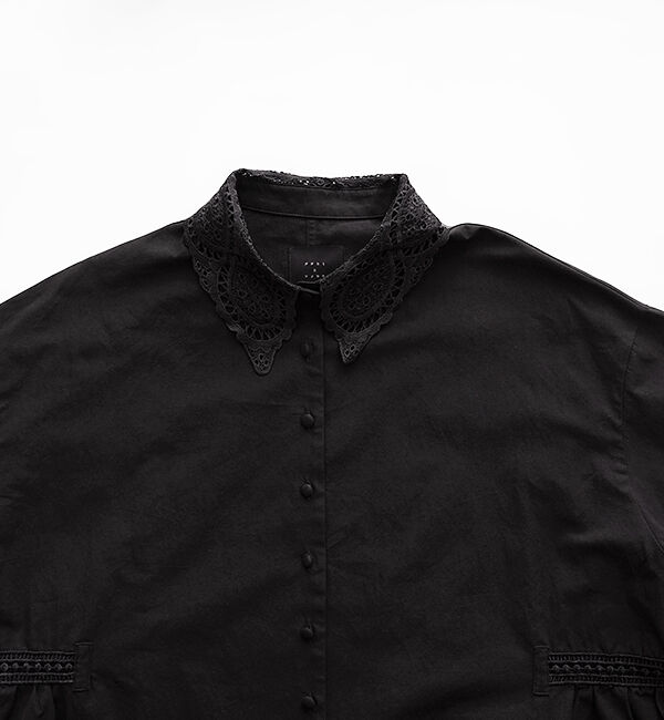 オオカミとフクロウ「オオカミと小鳥の囀る木の下で」|シャツ・ブラウス|