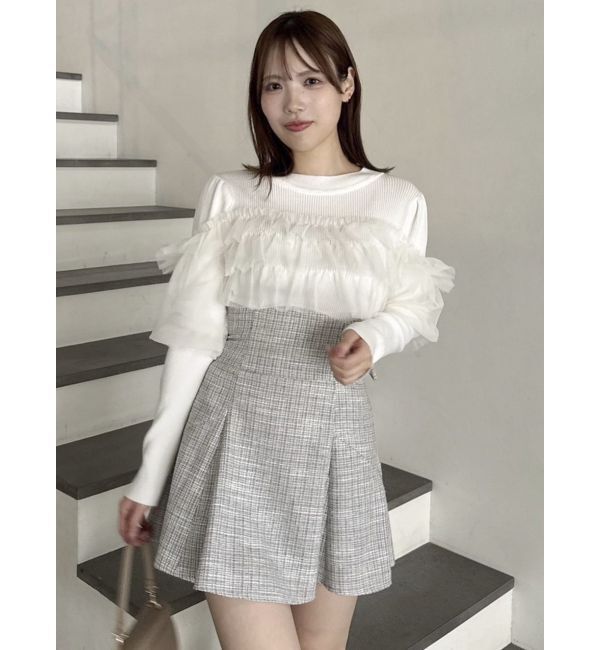 dazzlin「ティアードドッキングニットトップス」|ニット・セーター|