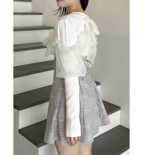 dazzlin「ティアードドッキングニットトップス」|ニット・セーター|