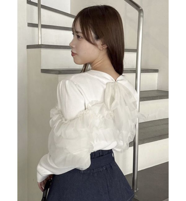 dazzlin「ティアードドッキングニットトップス」|ニット・セーター|