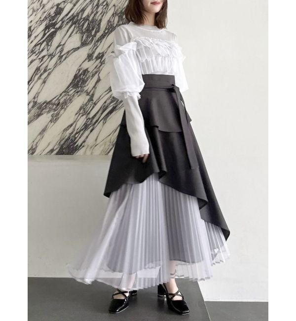 dazzlin「ティアードドッキングニットトップス」|ニット・セーター|