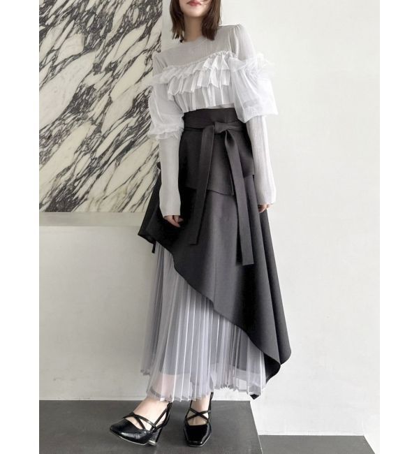 dazzlin「ティアードドッキングニットトップス」|ニット・セーター|