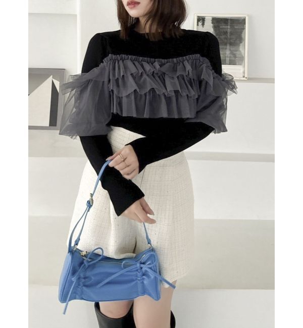 dazzlin「ティアードドッキングニットトップス」|ニット・セーター|