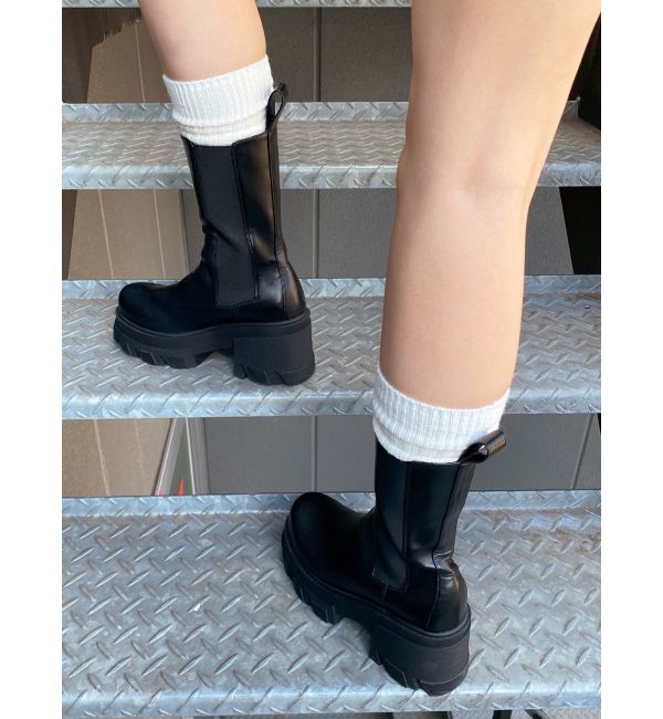 EMODA「サイドゴアタンクブーツ」|ショートブーツ|