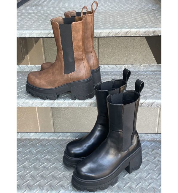 EMODA「サイドゴアタンクブーツ」|ショートブーツ|