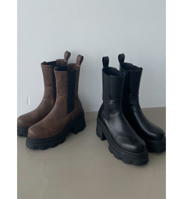 EMODA「サイドゴアタンクブーツ」|ショートブーツ|