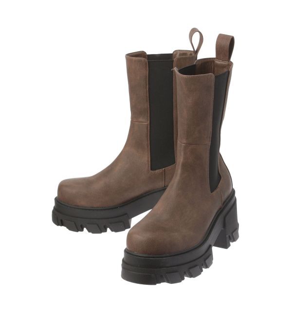 EMODA「サイドゴアタンクブーツ」|ショートブーツ|