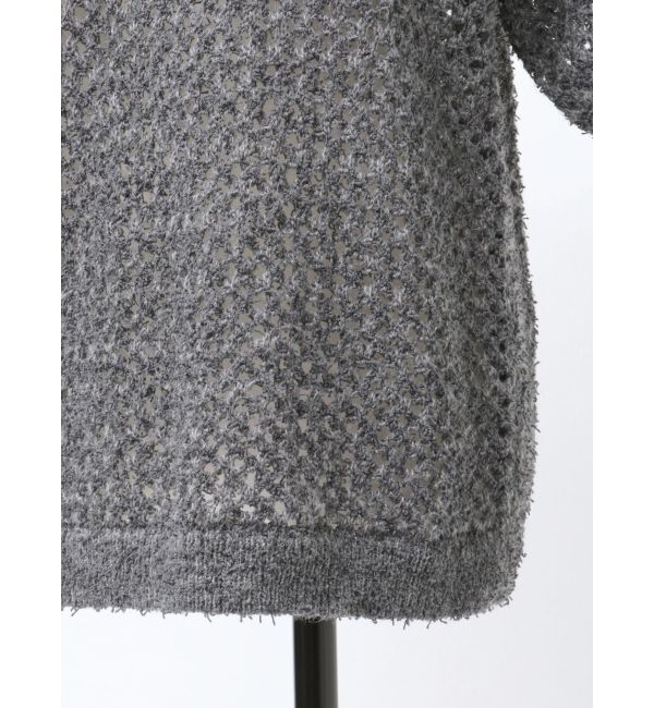 EMODA「【VEQUM】OPEN WORK POLO KNIT」|ニット・セーター|