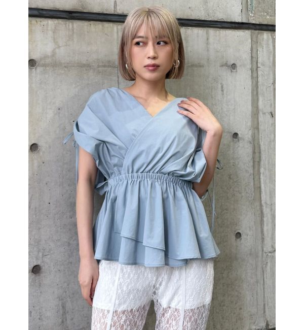 MURUA「ギャザースリーブブラウス」|シャツ・ブラウス|