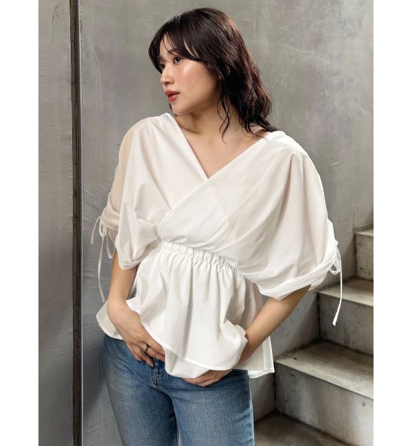 MURUA「ギャザースリーブブラウス」|シャツ・ブラウス|