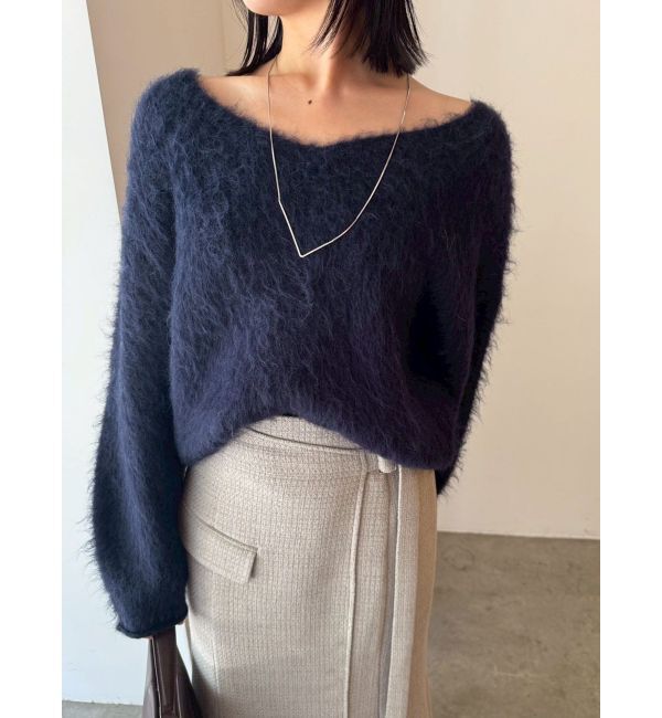 LAGUNAMOON「ツイードアシメナローフレアスカート」|スカート|