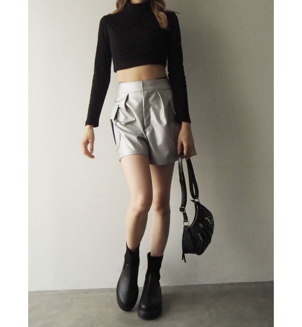 EVRIS「リブソックスミドルブーツ」|ショートブーツ|