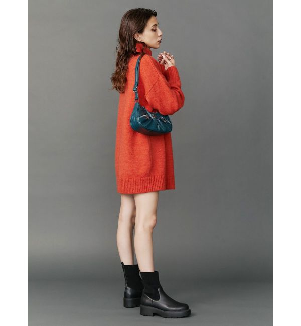 EVRIS「リブソックスミドルブーツ」|ショートブーツ|