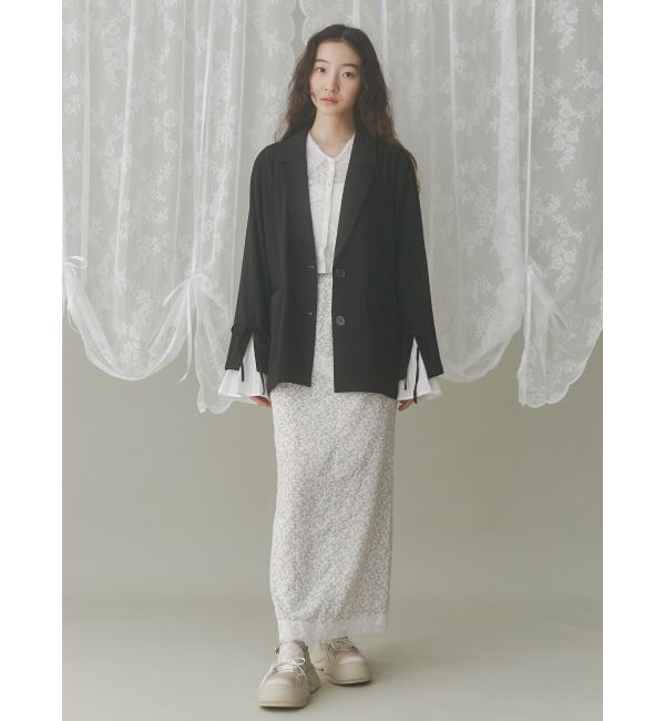 merry jenny「girlhoodレースコンビスカート」|スカート|