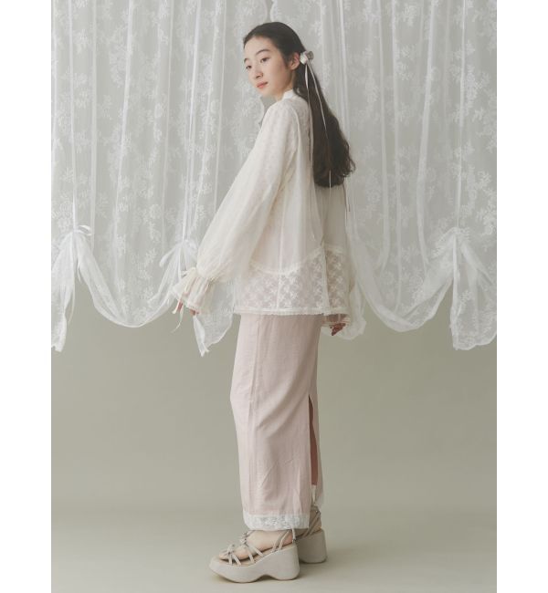 merry jenny「girlhoodレースコンビスカート」|スカート|