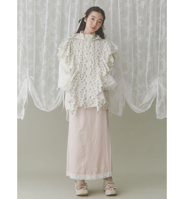 merry jenny「girlhoodレースコンビスカート」|スカート|