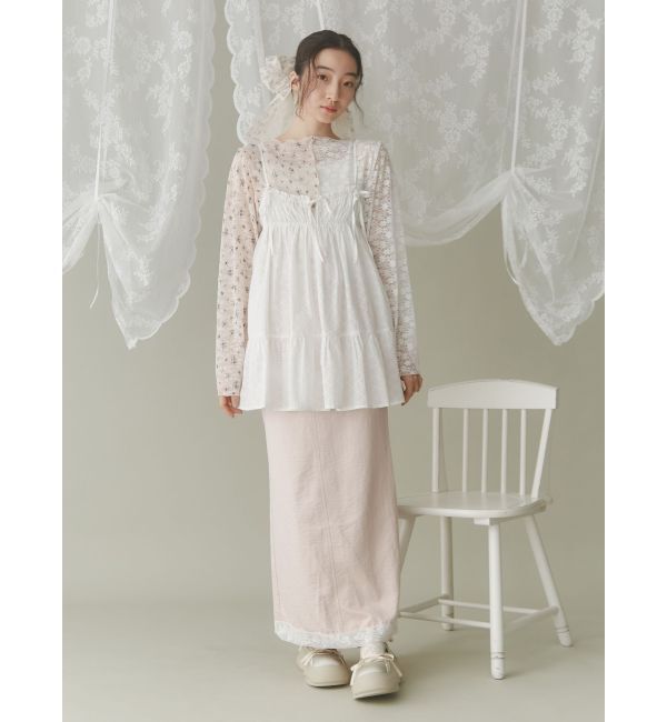 merry jenny「girlhoodレースコンビスカート」|スカート|