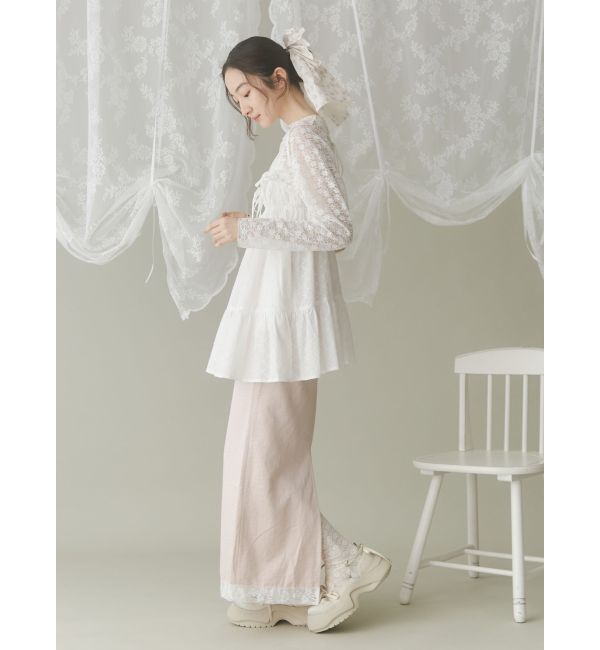 merry jenny「girlhoodレースコンビスカート」|スカート|