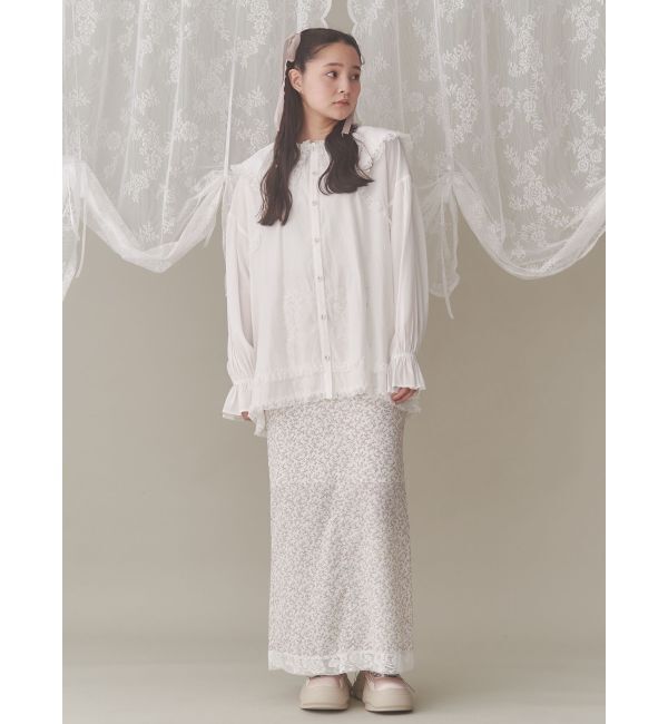 merry jenny「girlhoodレースコンビスカート」|スカート|