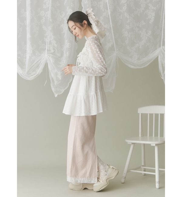 merry jenny「girlhoodレースコンビスカート」|スカート|