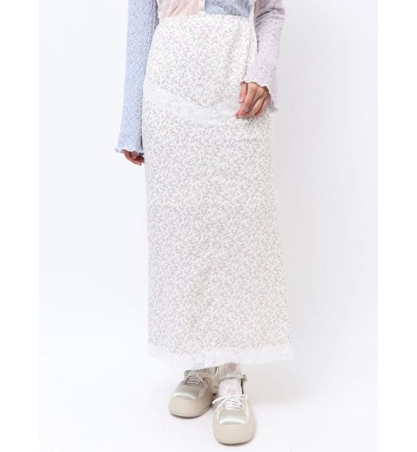 merry jenny「girlhoodレースコンビスカート」|スカート|