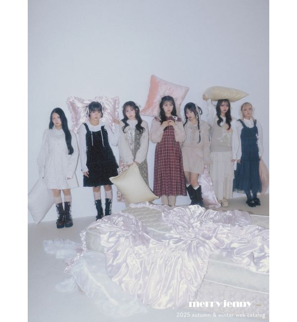 merry jenny「チュールドロストロングワンピース」|ワンピース|