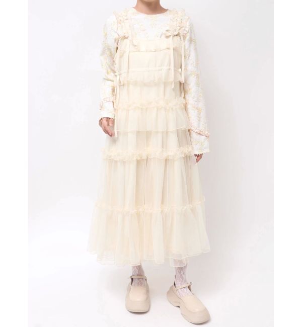 merry jenny「チュールドロストロングワンピース」|ワンピース|