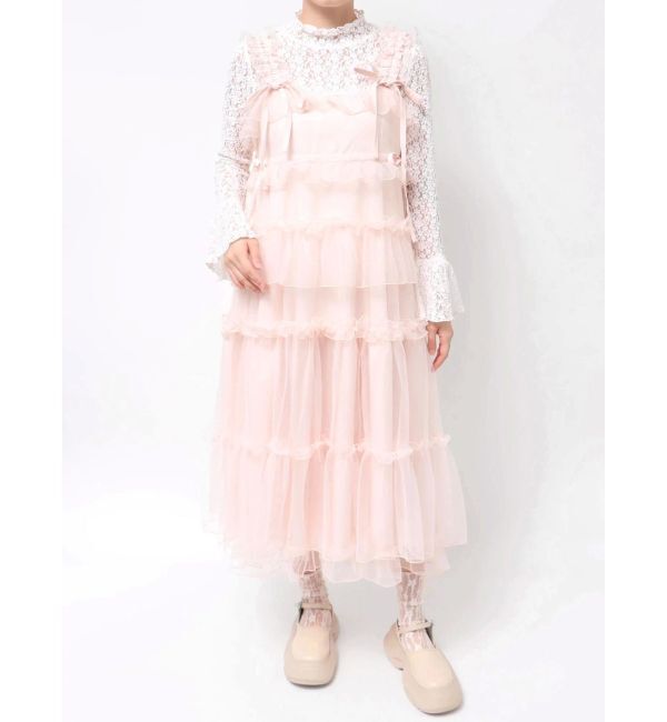 merry jenny「チュールドロストロングワンピース」|ワンピース|