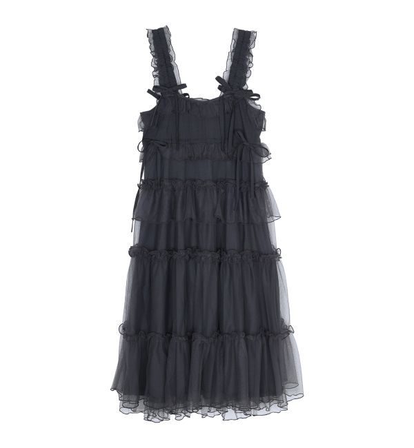 merry jenny「チュールドロストロングワンピース」|ワンピース|