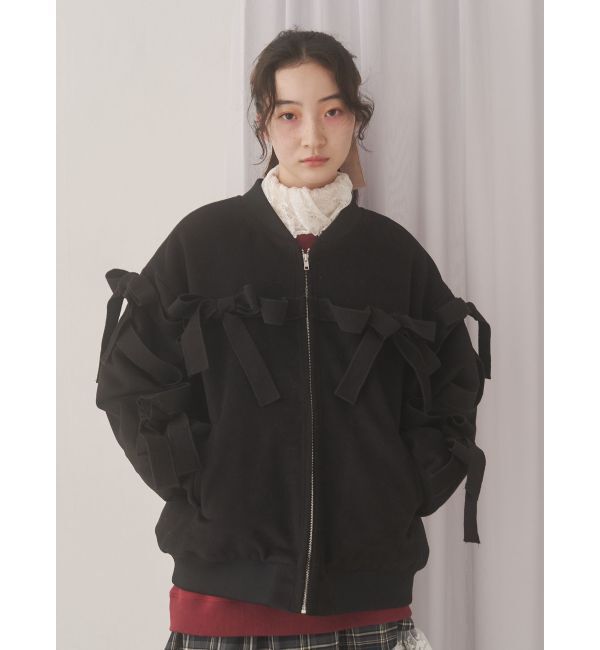 merry jenny「ribbon ribbon blouson」|ブルゾン・スタジャン|