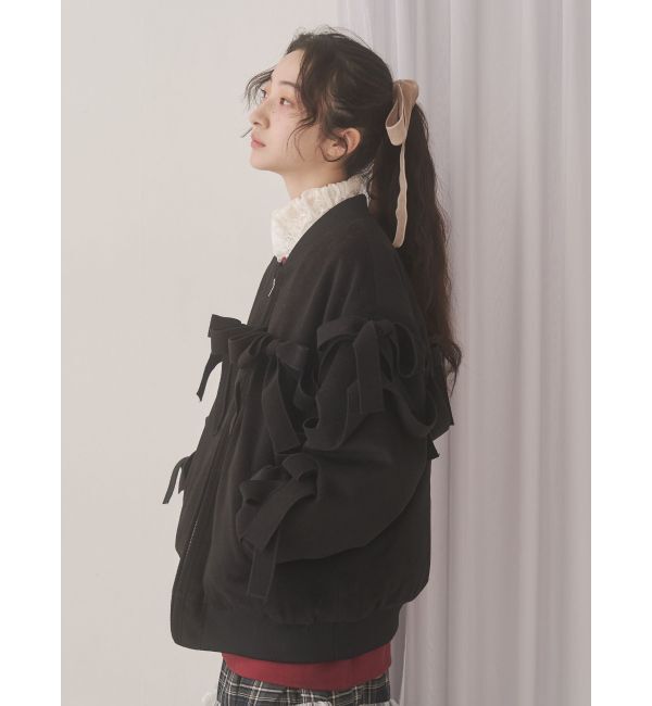 merry jenny「ribbon ribbon blouson」|ブルゾン・スタジャン|