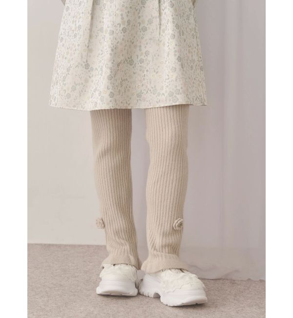 merry jenny「お花のリブニットパンツ」|その他|