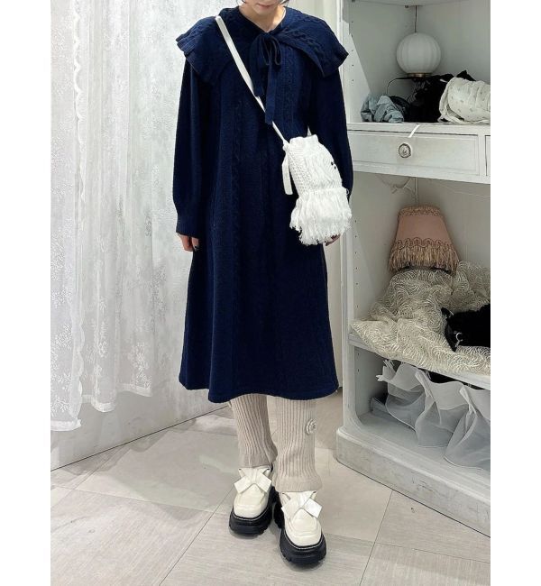 merry jenny「お花のリブニットパンツ」|その他|