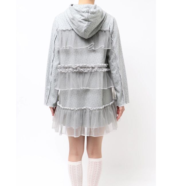 merry jenny「ミルキーアイレットチュールワンピース」|ワンピース|