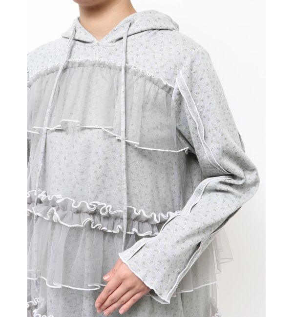 merry jenny「ミルキーアイレットチュールワンピース」|ワンピース|