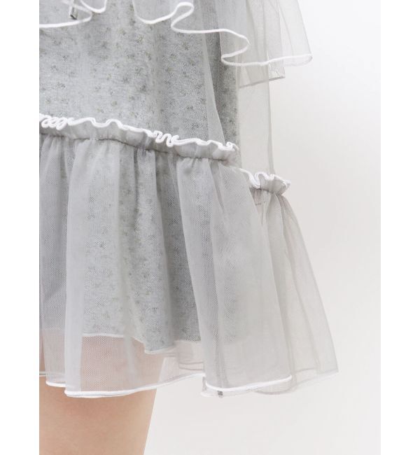 merry jenny「ミルキーアイレットチュールワンピース」|ワンピース|