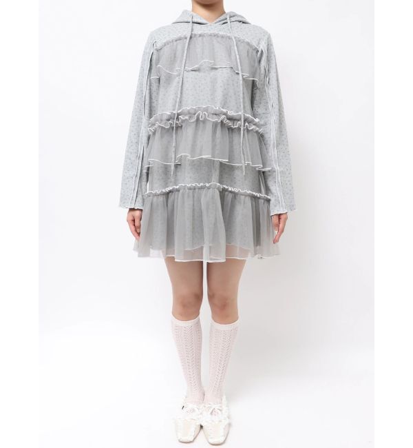 merry jenny「ミルキーアイレットチュールワンピース」|ワンピース|