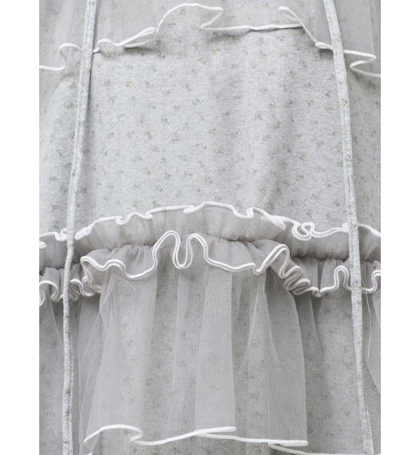 merry jenny「ミルキーアイレットチュールワンピース」|ワンピース|