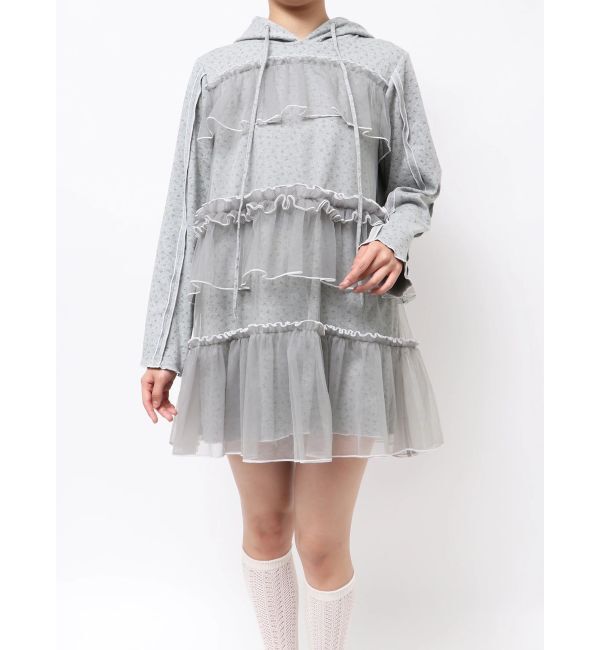 merry jenny「ミルキーアイレットチュールワンピース」|ワンピース|
