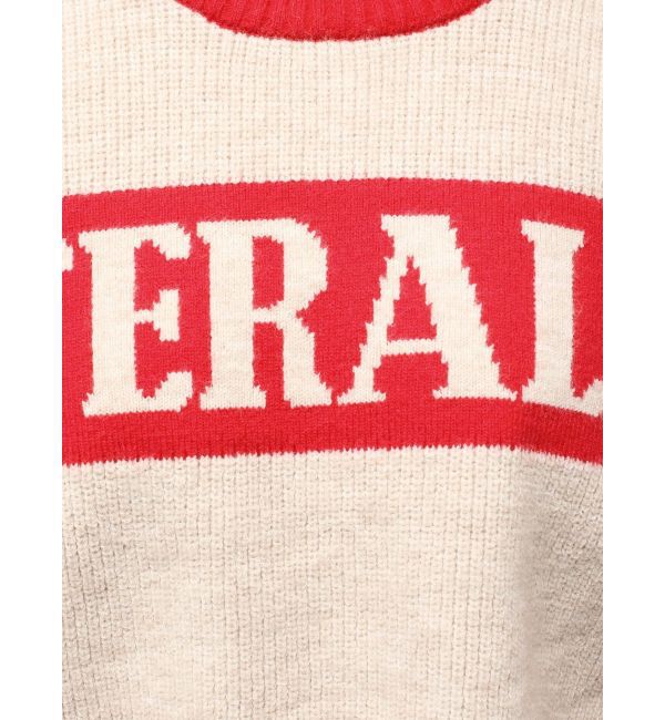 GYDA「LITERALLYボーダーショートニットトップス」|ニット・セーター|