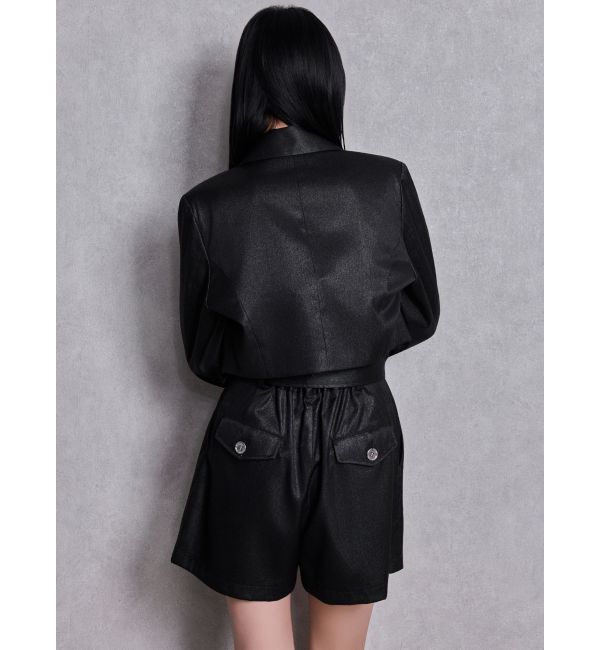 GYDA「Symmetry GYDA GLITTERジャケット」|テーラードジャケット|