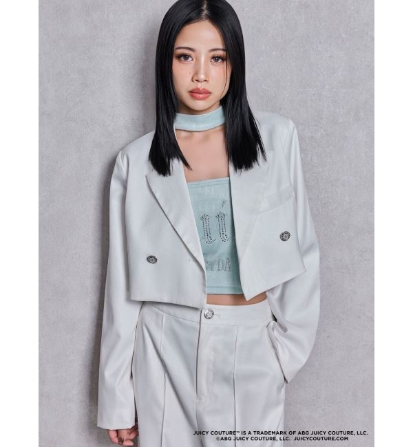 GYDA「Symmetry GYDA GLITTERジャケット」|テーラードジャケット|