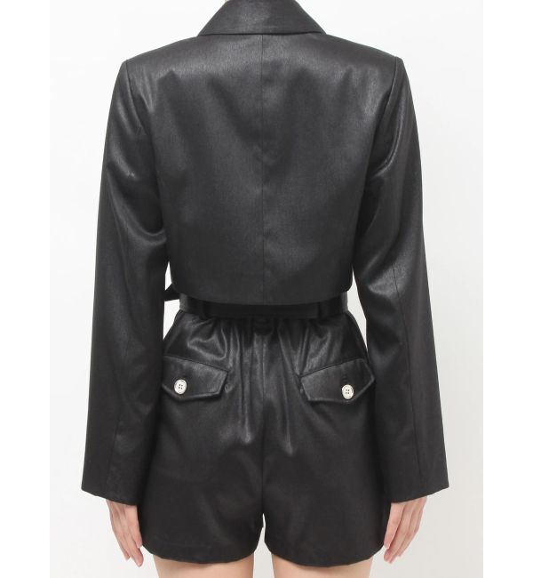 GYDA「Symmetry GYDA GLITTERジャケット」|テーラードジャケット|