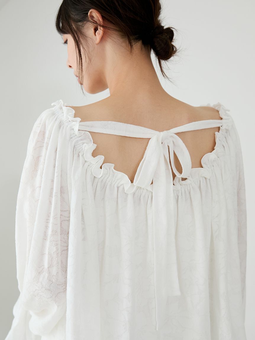 gelato pique「さくらレーシージャガードプルオーバー」|ルームウェア|