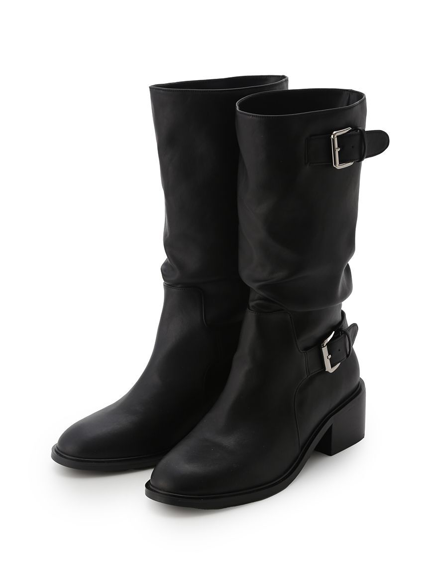 SNIDEL「ルーズバックルショートブーツ」|ショートブーツ|