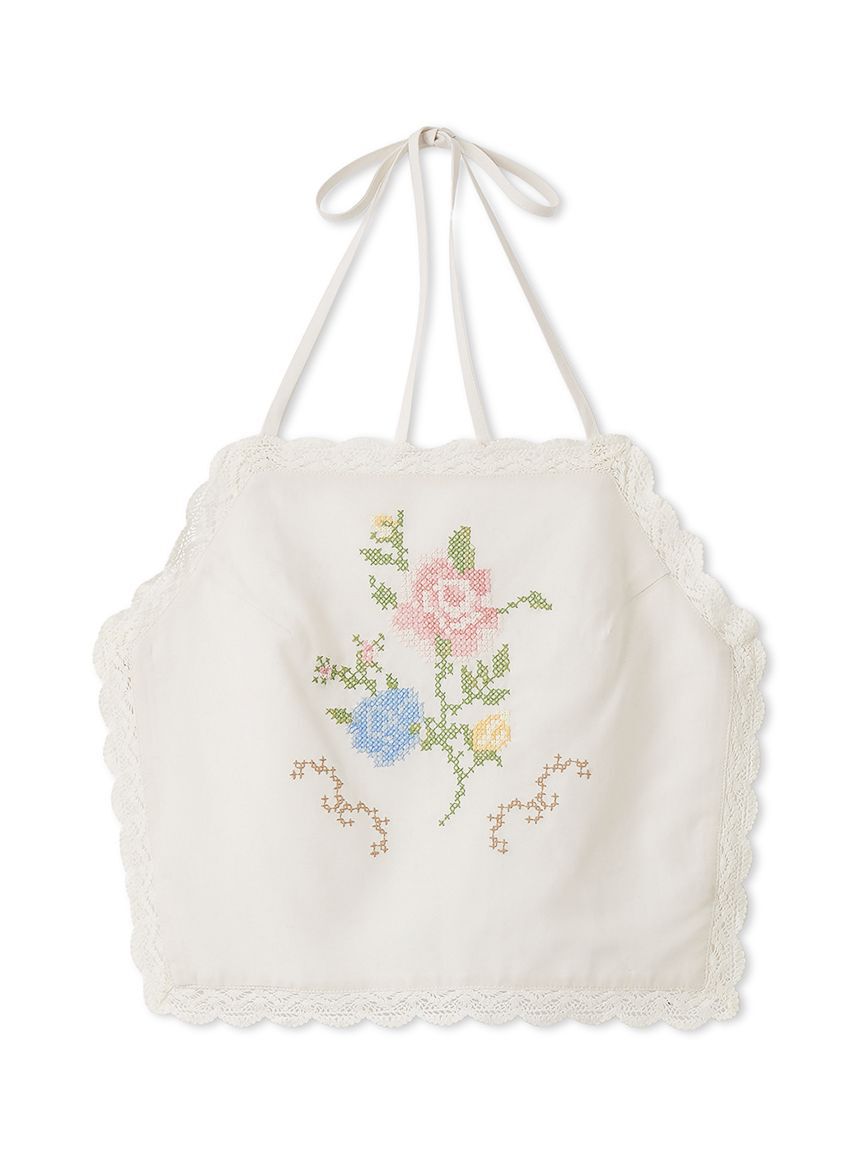 LILY BROWN「フラワークロスステッチホルターキャミビスチェ」|ベスト・ジレ|