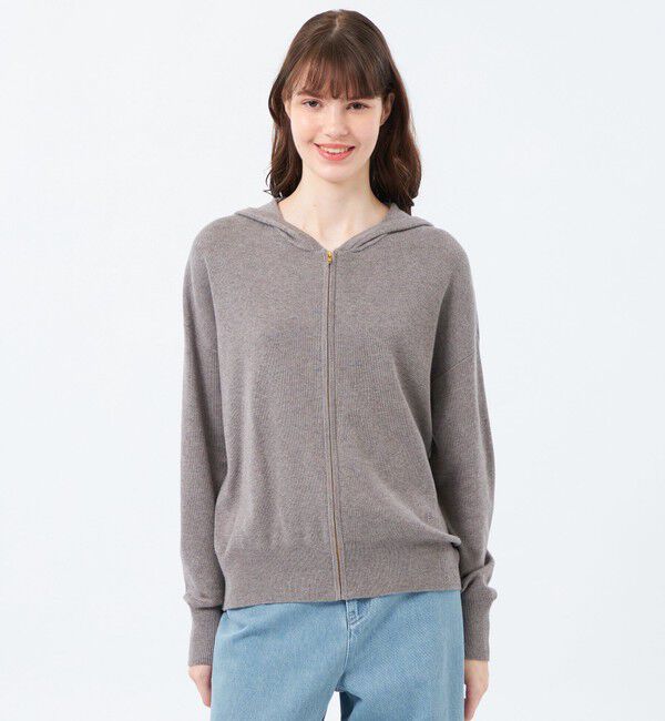 MACKINTOSH PHILOSOPHY「【WEB&一部店舗限定】ニットパーカー」|パーカー|グレー