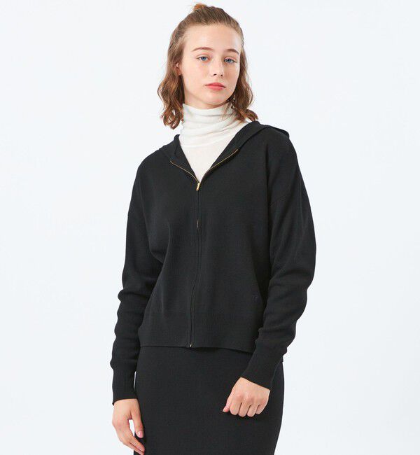 MACKINTOSH PHILOSOPHY「【WEB&一部店舗限定】ニットパーカー」|パーカー|ブラック