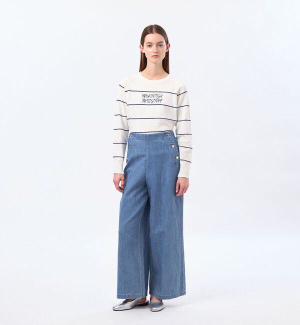 MACKINTOSH PHILOSOPHY「ライティングロゴボーダーニット」|ニット・セーター|